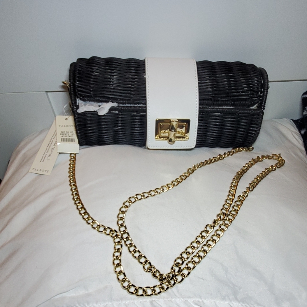 Talbots Wicker Purse